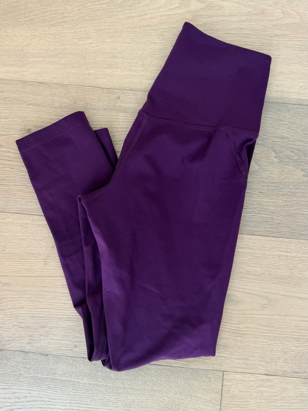 girlfriend collective magenta high-rise leggings 7/8